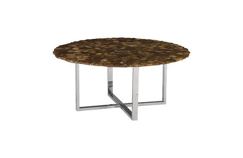Phillips Agate Coffee Table Brown