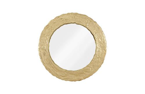 Phillips Molten Mirror Round Gold Leaf