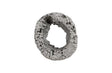 Phillips Cast Eroded Wood Circle Wall Tile Silver