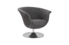 Phillips Collection Autumn Swivel Vintage Dark Gray Chair