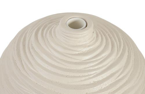 Phillips Waves Sphere Vase Off White