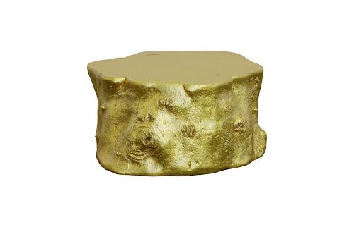 Phillips Log Coffee Table Gold Leaf