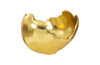 Phillips Collection Burled Resin Gold Leaf Finish Bowl