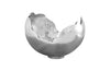 Phillips Collection Burled Resin Silver Leaf Finish Bowl