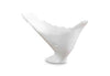 Phillips Collection Burled Glossy White Vase