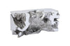 Phillips Collection Freeform White Silver Leaf Sm Bench