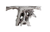 Phillips Collection Brivo Freeform  Table Silver Leaf Console
