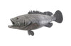 Phillips Collection Estuary Cod Fish Wall Sculpture Resin Polished Aluminum Finish Accent
