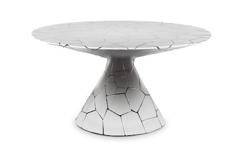 Phillips Crazy Cut Dining Table Silver