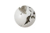Phillips Collection Cast Root Wall Ball Resin White Md Accent