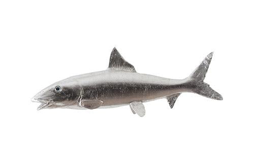 Phillips Bonefish Wall Sculpture Resin Silver Leaf