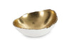 Phillips Collection Broken Egg White And Gold Leaf Bowl