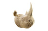Phillips Collection Rhino Wall Art Resin Gold Leaf Accent