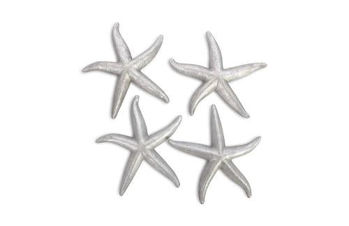 Phillips Starfish Silver Leaf Set of 4 LG