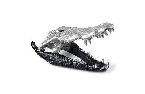 Phillips Crocodile Skull Black/Silver Leaf