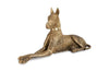 Phillips Collection Great Dane Gold Leaf Right Accent