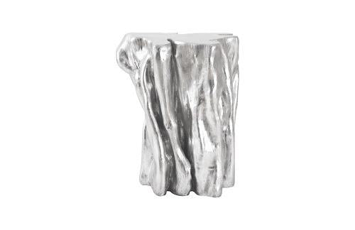 Phillips Copse Stool Silver Leaf Small