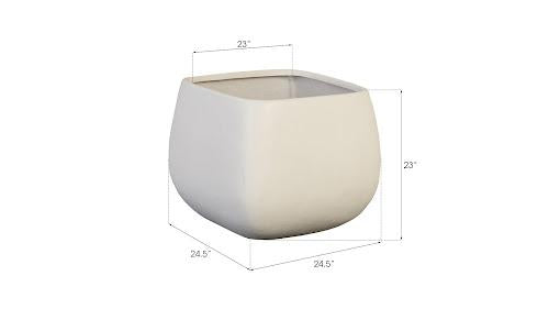 Phillips Swell Planter Large White