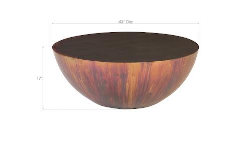 Phillips Patina Coffee Table Brown