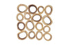 Phillips Collection Chuleta Rings Wall Art Chamcha Wood Square Lg Accent