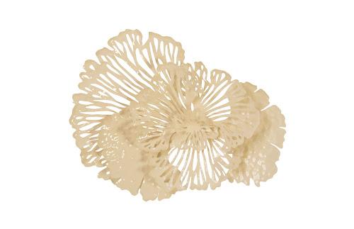 Phillips Flower Wall Art Small Ivory Metal