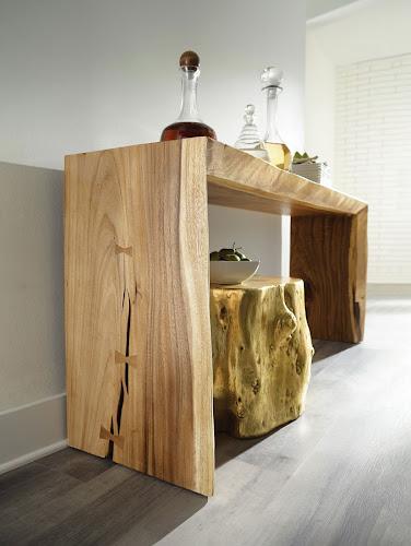 Phillips Waterfall Console Table Natural