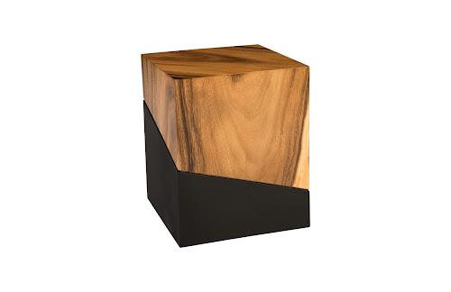 Phillips Geometry Stool Natural