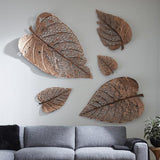 Phillips Birch Leaf Wall Art Copper LG