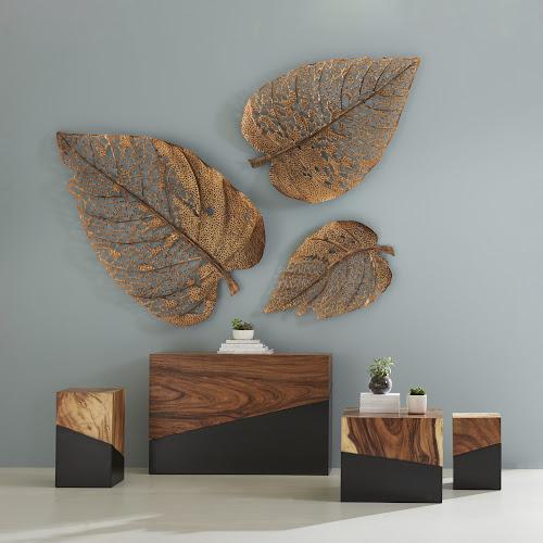 Phillips Birch Leaf Wall Art Copper XL