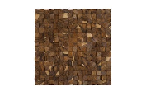 Phillips Blocks Wall Art Chamcha Wood Natural LG