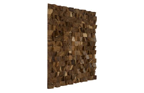 Phillips Blocks Wall Art Chamcha Wood Natural LG