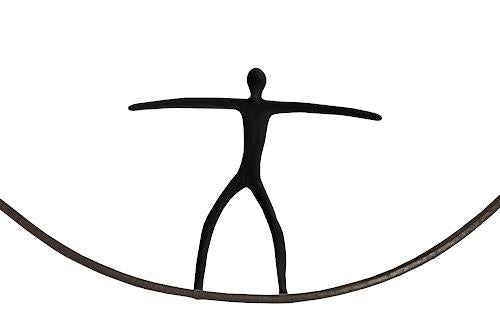 Phillips Olympic Figure in Iron Ring Black Rust  Style C