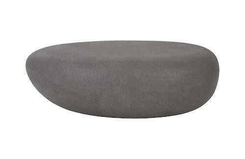 Phillips River Stone Coffee Table Charcoal Stone Small