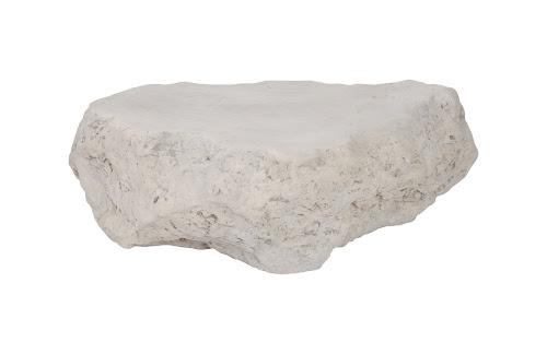 Phillips Cast Boulder Coffee Table Roman Stone Small