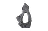 Phillips Collection Colossal Cast Stone Sculpture Single Hole Charcoal Stone Accent