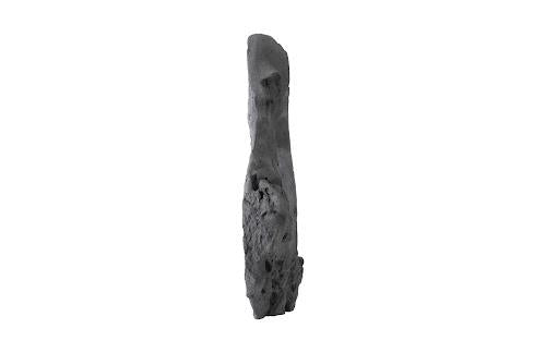 Phillips Colossal Cast Stone Sculpture Single Hole Charcoal Stone