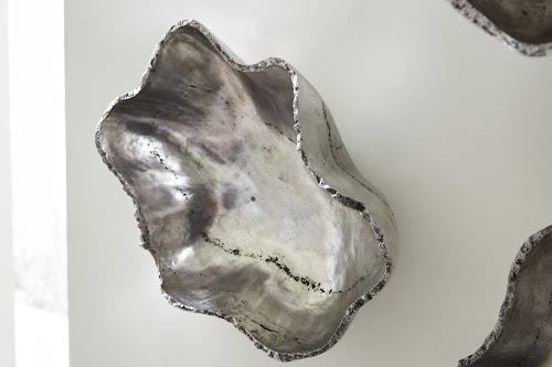 Phillips Cast Onyx Wall Bowl Silver LG