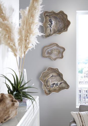 Phillips Cast Wall Onyx Bowl Faux Finish LG