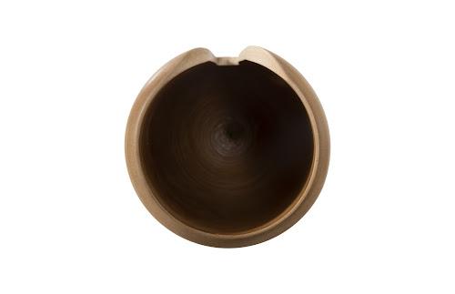 Phillips Interval Wood Vase Natural Small