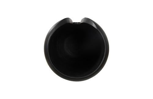 Phillips Interval Wood Vase Black Medium