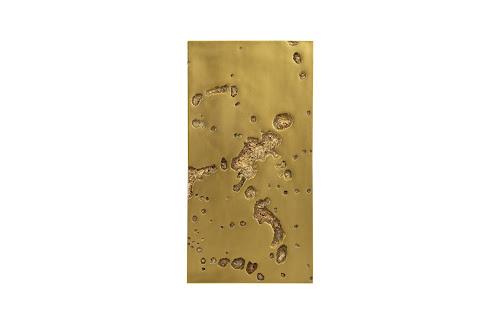 Phillips Splotch Wall Art, Rectangle, Gold Leaf Gold