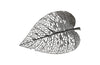 Phillips Collection Birch Leaf Wall Art Silver Lg Accent