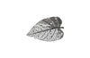 Phillips Collection Birch Leaf Wall Art Silver Sm Accent