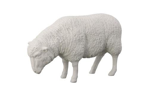 Phillips Sheep Sculpture Gel Coat White