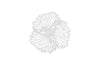 Phillips Collection Flower Wall Art Extra Small White Metal Accent
