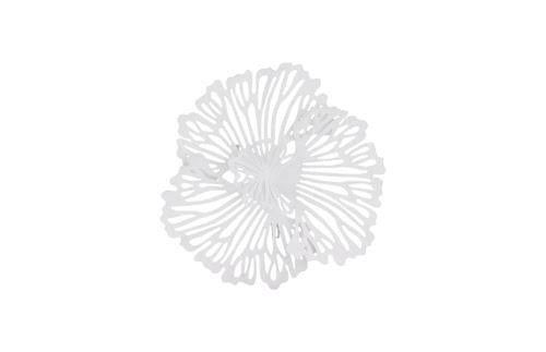 Phillips Flower Wall Art Extra Small White Metal