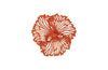 Phillips Collection Flower Wall Art Extra Small Coral Metal Accent