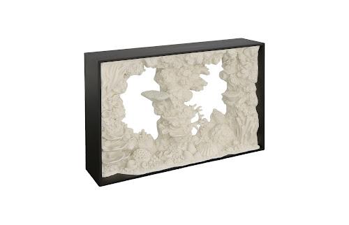 Phillips Reef Framed Console Off White