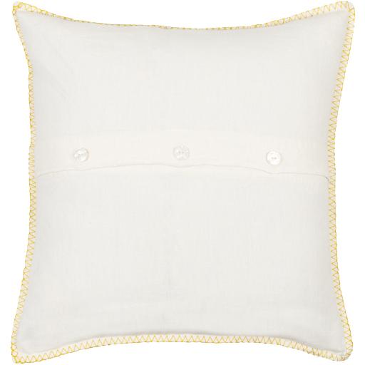 Surya Linen Stripe Embellished LSP-002 Pillow Cover