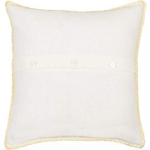 Surya Linen Stripe Embellished LSP-002 Pillow Cover